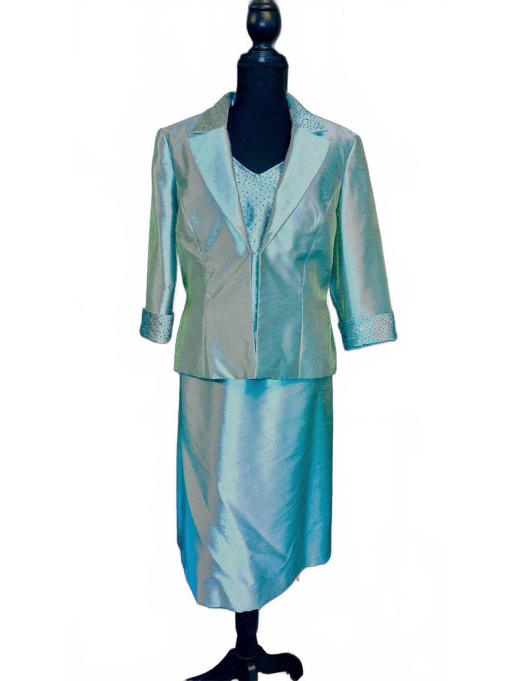 Vintage -Alex Evenings- Dress Set, Size 12P